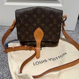 Louis Vuitton Brown Monogram Crossbody Bag